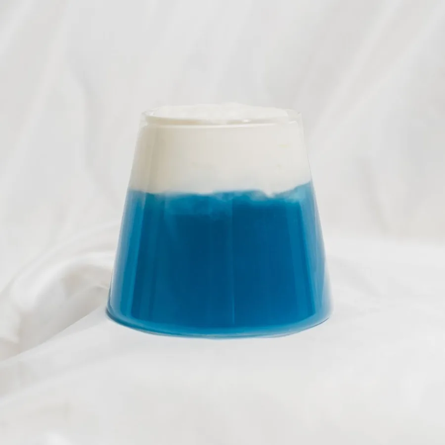 Mt. Fuji cup glass from the Mt. Fuji box