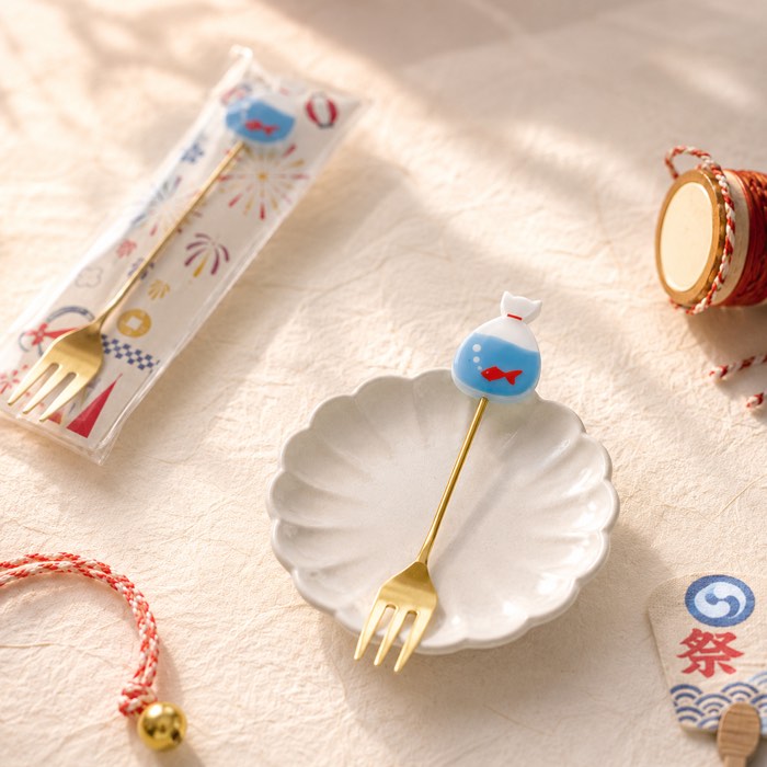 Festival goldfish fork from the Shikoku box