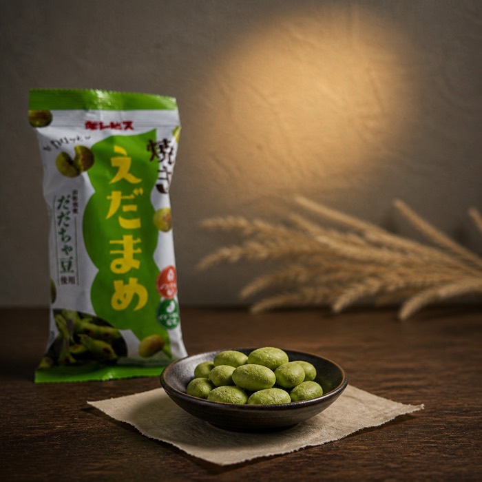 Baked Edamame Snack
